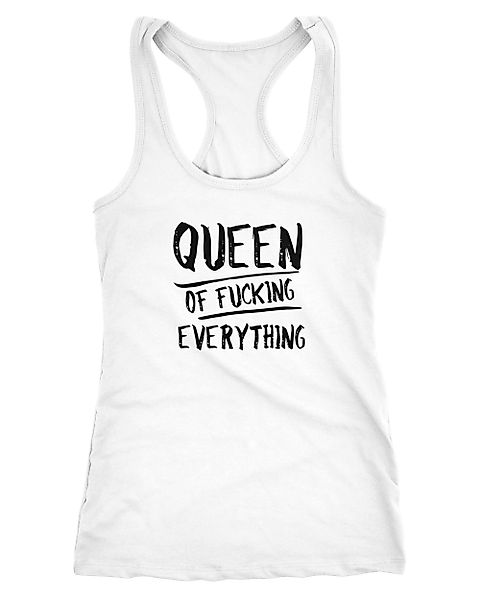 Tanktop Damen Tanktop mit Spruch Queen günstig online kaufen