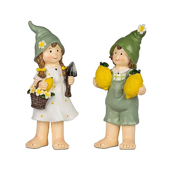 formano Gartenfigur Sommerkinder stehend mit Zitronen günstig online kaufen