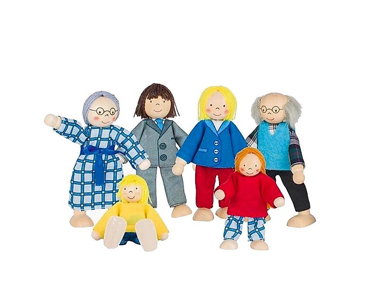 goki Biegepuppe Biegepuppen City Familie 6 Teilig (Spar-Set, 6-tlg., Famili günstig online kaufen