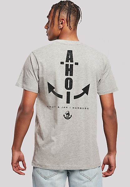 F4NT4STIC T-Shirt "AHOI Knut & Jan Hamburg" Print günstig online kaufen