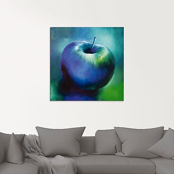Artland Glasbild »Der blaue Apfel«, Arrangements, (1 St.), in verschiedenen günstig online kaufen