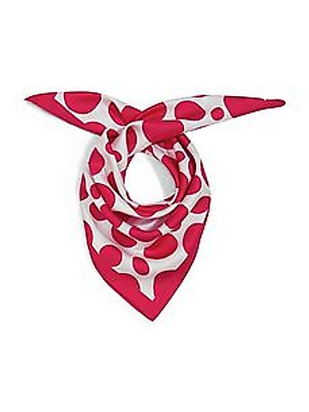 Nicki-Tuch aus hochwertigem Seiden-Twill Peter Hahn rot günstig online kaufen