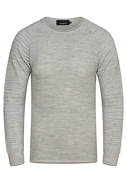 CARISMA Strickpullover CRHAMAR Feinstrick mit Biker-Steppung günstig online kaufen