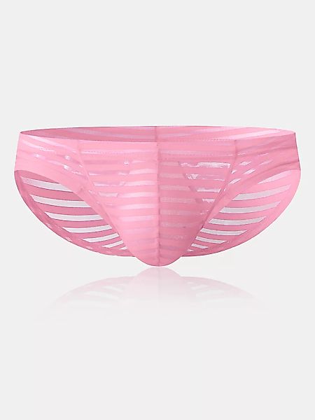 Männer Sexy Gestreifte transparente Slips Nylon Dünne, atmungsaktive 3D-Beu günstig online kaufen