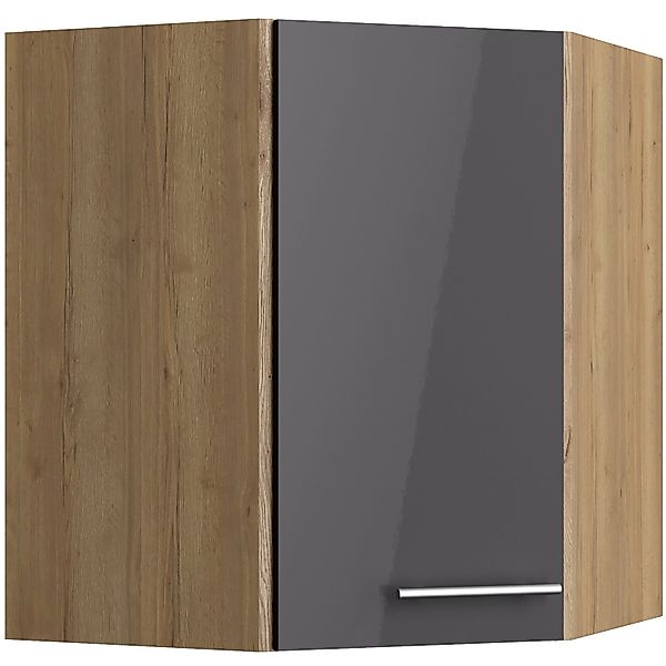 Optifit Küchen-Eckoberschrank Jonte984 60/60cmx70,4cmx34,9cm Anthra.-WildEi günstig online kaufen