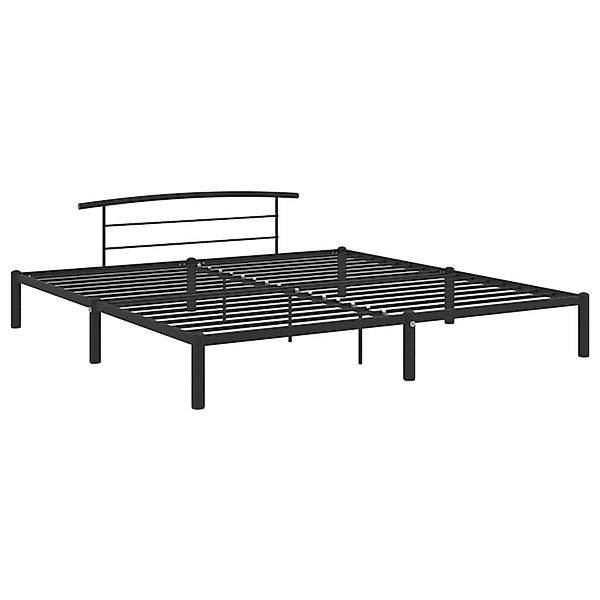 vidaXL Bettgestell Schwarz Metall 180x200 cm Modell 1618430 günstig online kaufen
