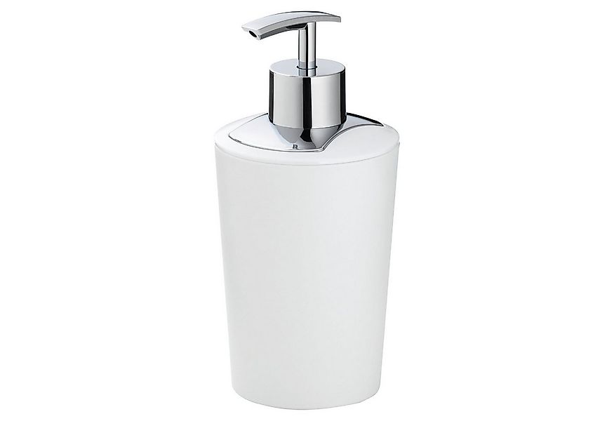 kela Seifenspender MARTA, 350 ml, Weiß, Silbergrau, Kunststoff, Nachfüllbar günstig online kaufen