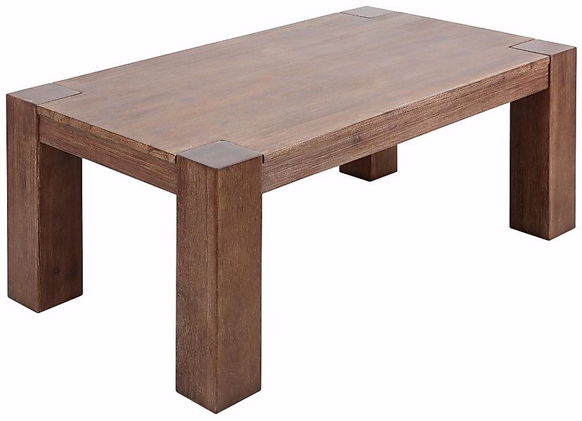 loft24 Couchtisch Aisha, Wohnzimmertisch aus massiver Akazie, Breite 120 cm günstig online kaufen