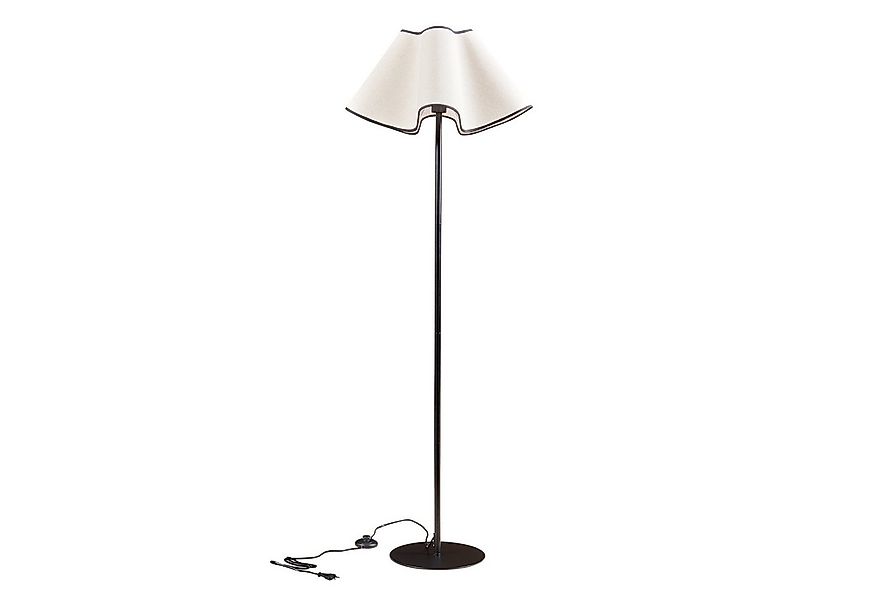 lux.pro Stehlampe, ohne Leuchtmittel, »Ashton« mit Stoffschirm 153 cm Schwa günstig online kaufen