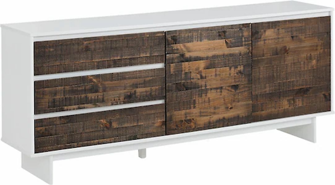 Home affaire Sideboard "Morgan", Kommode aus massivem Kiefernholz, mit Grif günstig online kaufen