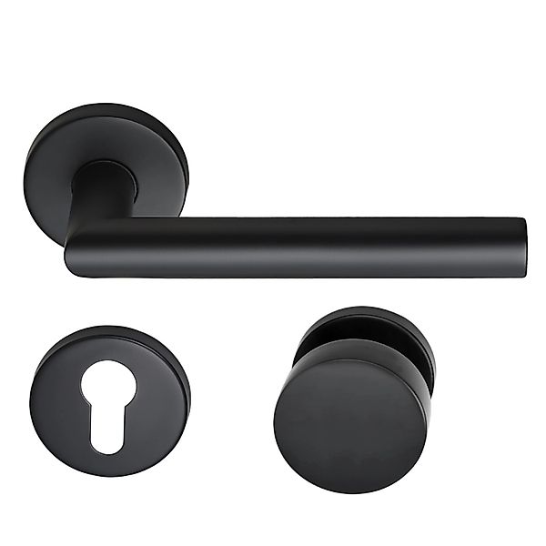 MeinTürgriff Wechselgarnitur Toulouse Türdrücker Türgriff Türklinke Schwarz günstig online kaufen