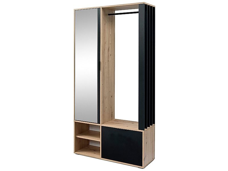 Beautysofa Garderobenschrank LIMO mit Spiegel – rechts/links montierbar, Si günstig online kaufen