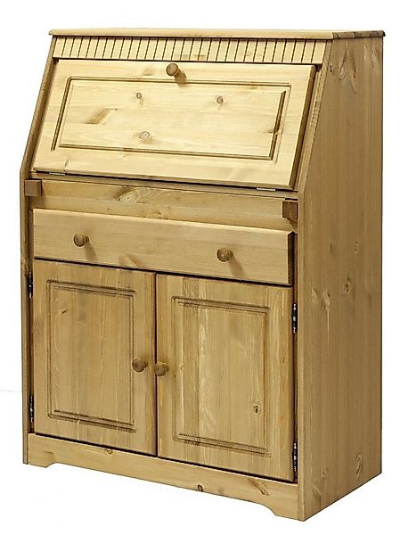 Clever-Moebel Sekretär Sekretär aus Kiefernholz im Landhausstil Schreibtisc günstig online kaufen