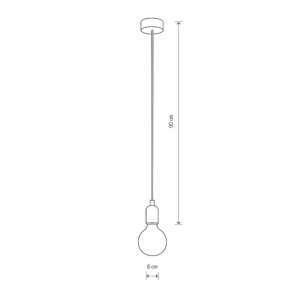 Pendelleuchte Silicone nur mit Fassung, weiß günstig online kaufen