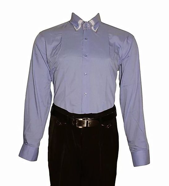 Pierre Martin Businesshemd Designer Herren Hemd dreifach Kragen Slim Fit 3- günstig online kaufen