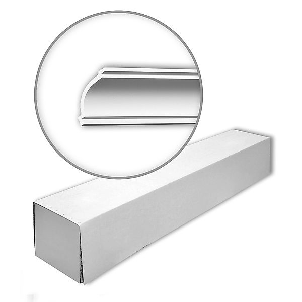 PROFHOME 650160 Eckleisten 1 Karton Set mit 20 Zierleisten 40 m Weiß günstig online kaufen