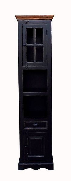 TPFLiving Hochschrank Shoreline - aus schwarzem Mangoholz (antikes Design - günstig online kaufen