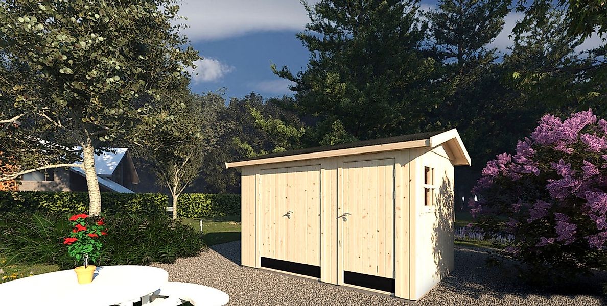 Palmako Gerätehaus "Olaf", natur günstig online kaufen