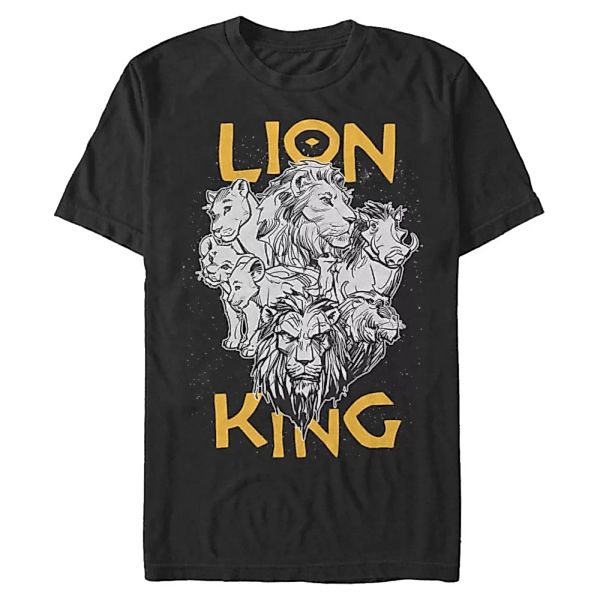 Disney - Der König der Löwen - Gruppe Cast Photo - Männer T-Shirt günstig online kaufen