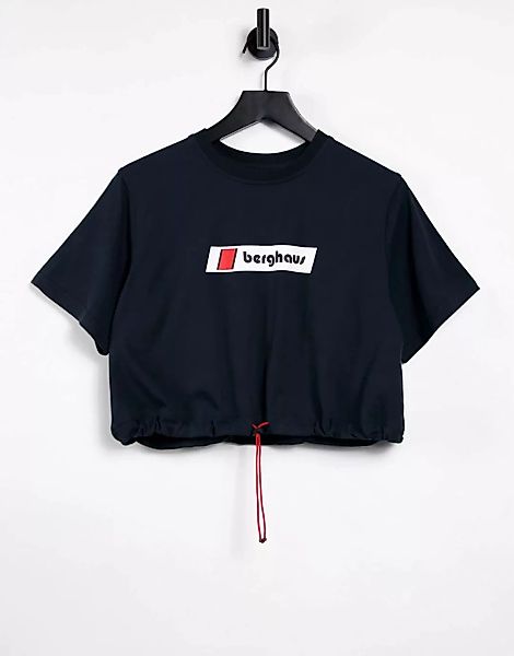 Berghaus – Tramantana – Kurzes T-Shirt in Schwarz günstig online kaufen