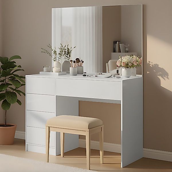 Bellamio Schreibtisch Livny mit 5 Schubladen günstig online kaufen