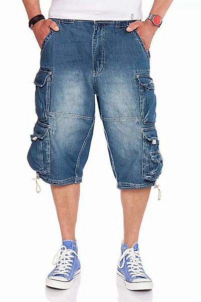 Jet Lag Cargoshorts 007 B Denim Jeansshorts Bleached oder Light Navy günstig online kaufen