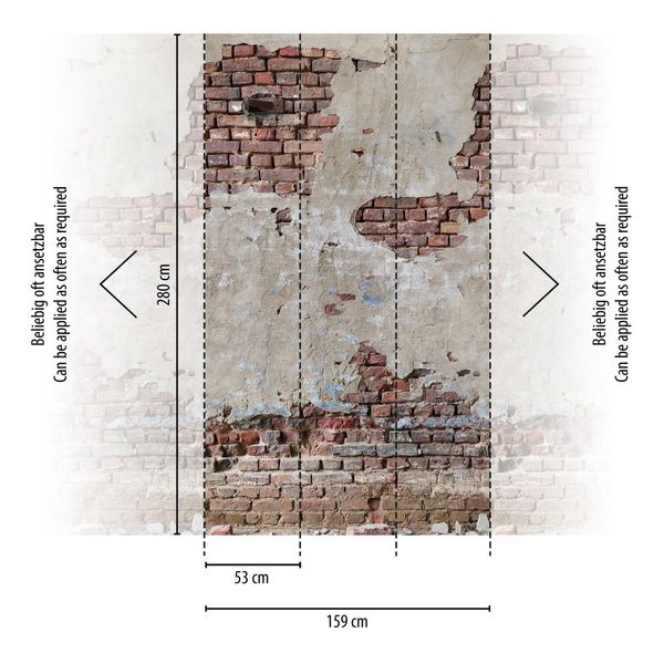 living walls Fototapete Livingwalls The Wall günstig online kaufen