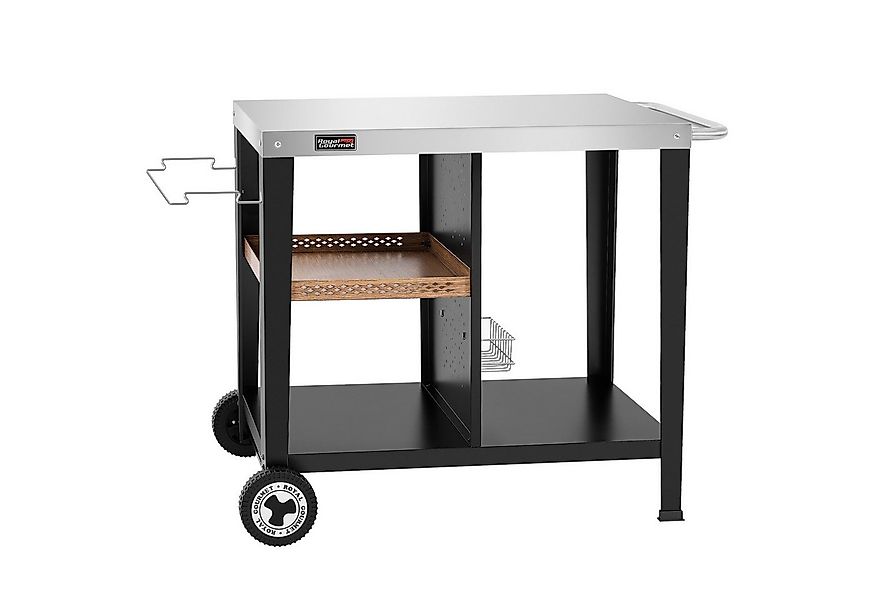 Royal Gourmet Grillablagetisch Grilltisch mit 85x50 cm Edelstahlplatte, 3-E günstig online kaufen