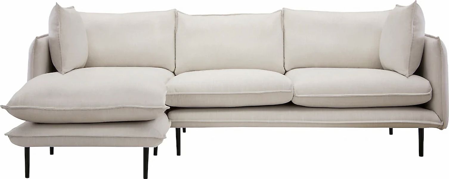 Home affaire Ecksofa "Somba L-Form" mit dickem Keder, Ottomane wahlweise li günstig online kaufen