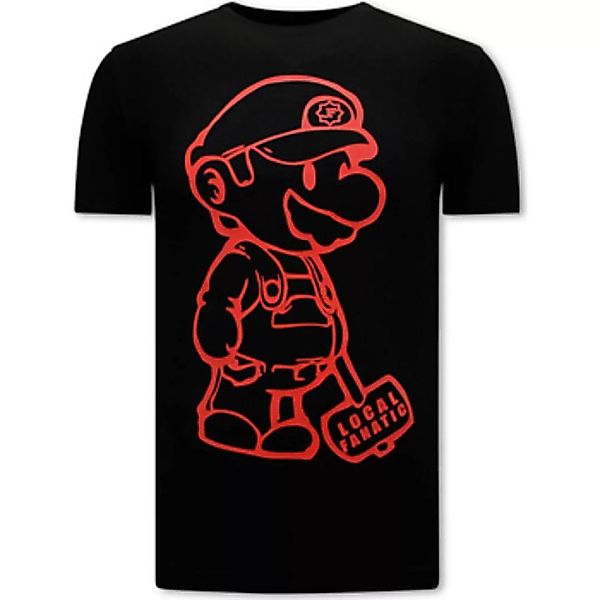 Local Fanatic  T-Shirt Cartoon Mario günstig online kaufen