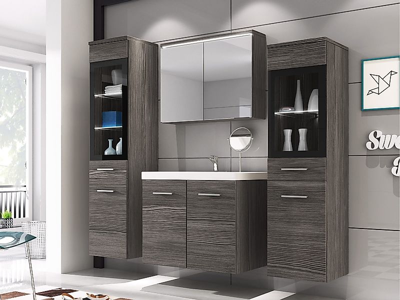 MIRJAN24 Badmöbel-Set Madrit II, (5er-Set, Waschbeckenschrank, günstig online kaufen