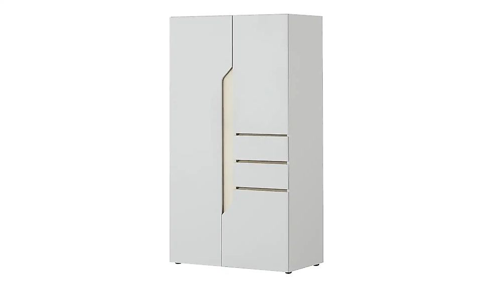 Kleiderschrank  ZE+ ¦ grau ¦ Maße (cm): B: 110 H: 202 T: 61.0 Schränke > Kl günstig online kaufen
