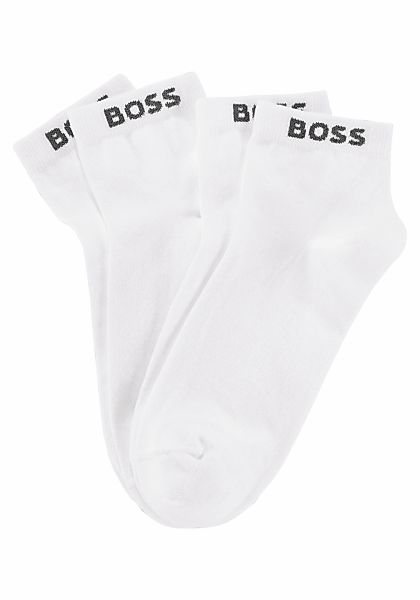 BOSS Sneakersocken Set, 2 Stk. tlg. mit eingenähtem Markenschriftzug günstig online kaufen