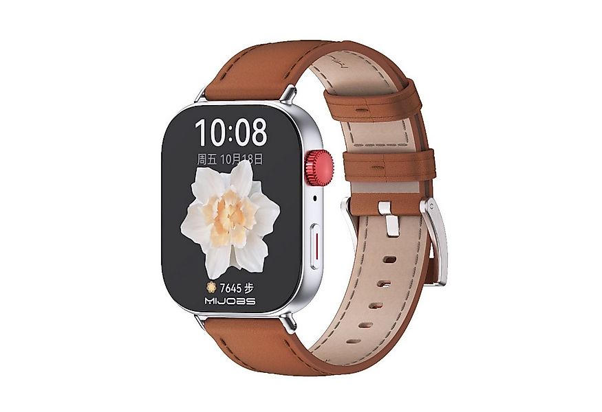 Wigento Smartwatch-Armband Für Huawei Watch Fit 4 / 4 Pro / 3 Leder Smart W günstig online kaufen