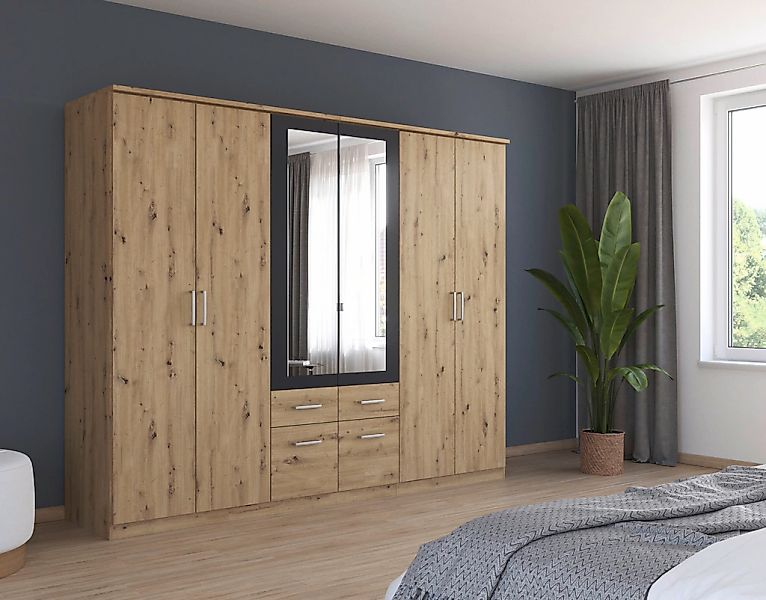 rauch Kleiderschrank "Drehtürenschrank Schrank Garderobe BURANO", mit Schub günstig online kaufen