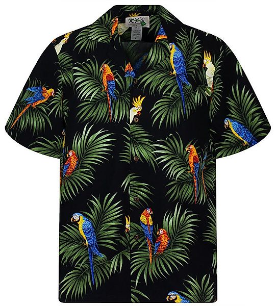 KY's Hawaiihemd Papagei Kakadu Allover Original Hawaiihemd mit 100% Kokosnu günstig online kaufen