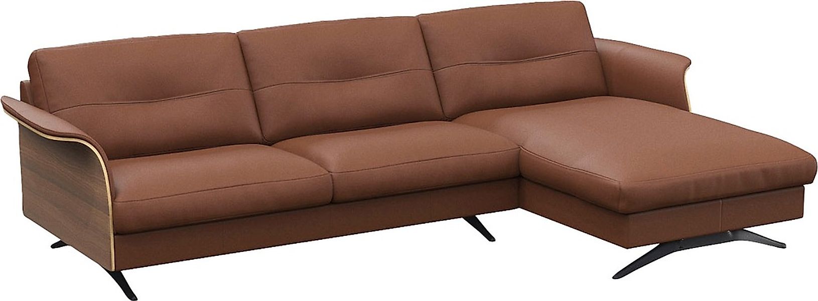 FLEXLUX Ecksofa »Glow, super bequem durch hochwertigem Sitzaufbau mit Feder günstig online kaufen