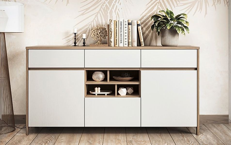 Home affaire Sideboard »Stranda, moderner Schrank, Kommode im Scandi-Style, günstig online kaufen