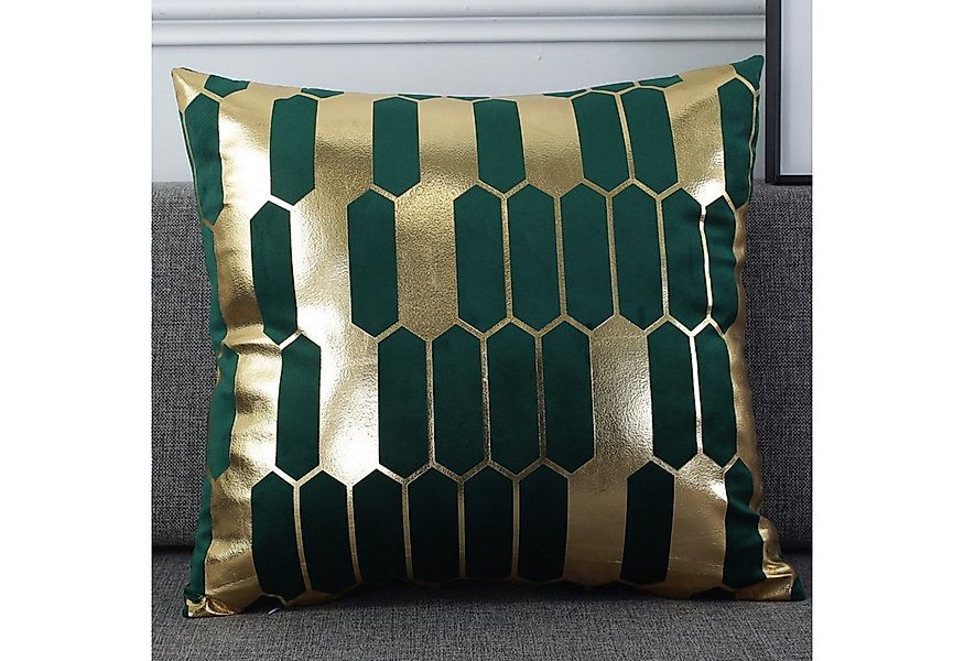 BYSURE Kissenbezüge NF13WH00372, (2 Stück), Gold Heißpräge Samt Kissenbezug günstig online kaufen