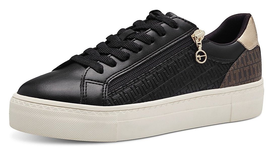 Tamaris Plateausneaker, Freizeitschuh, Halbschuh, Schnürer mit Besätzen und günstig online kaufen