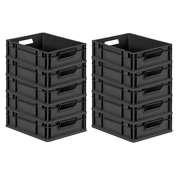 PROREGAL SparSet 10x Eurobox Nextgen Grip HxBxT 12x30x40cm 11 Liter Griffe günstig online kaufen