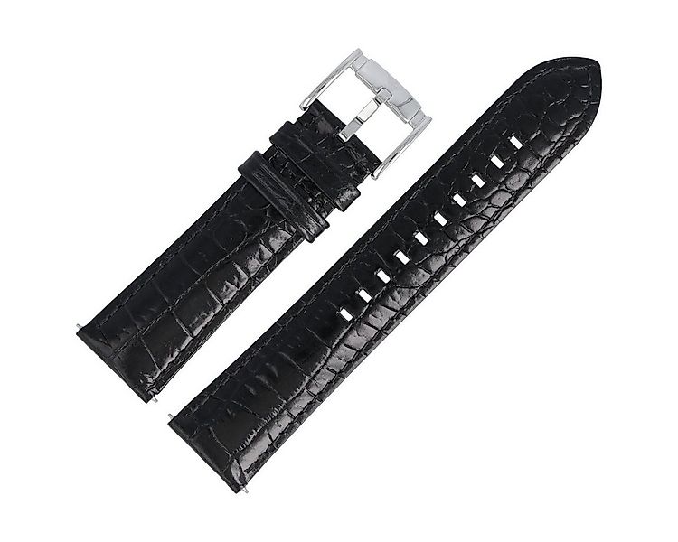 Emporio Armani Uhrenarmband 22mm Leder Schwarz AR-2411 günstig online kaufen