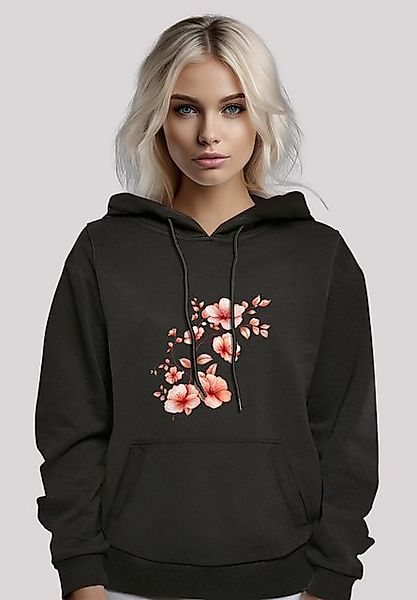 F4NT4STIC Kapuzenpullover Rosa Blumenzweig 3D Premium Qualität günstig online kaufen