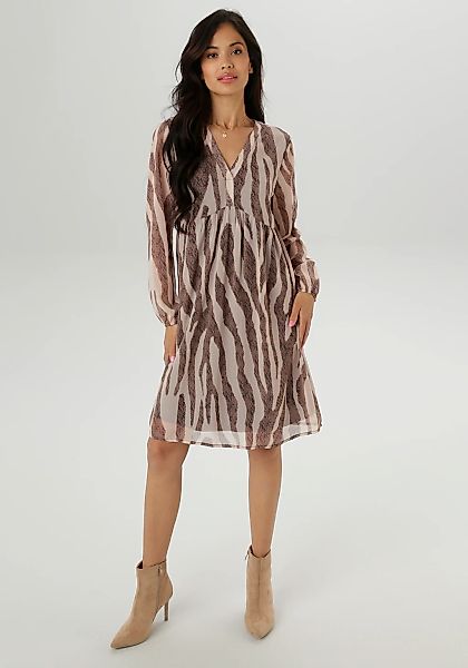 Aniston SELECTED Tunikakleid mit fantasievollem Animalprint allover günstig online kaufen
