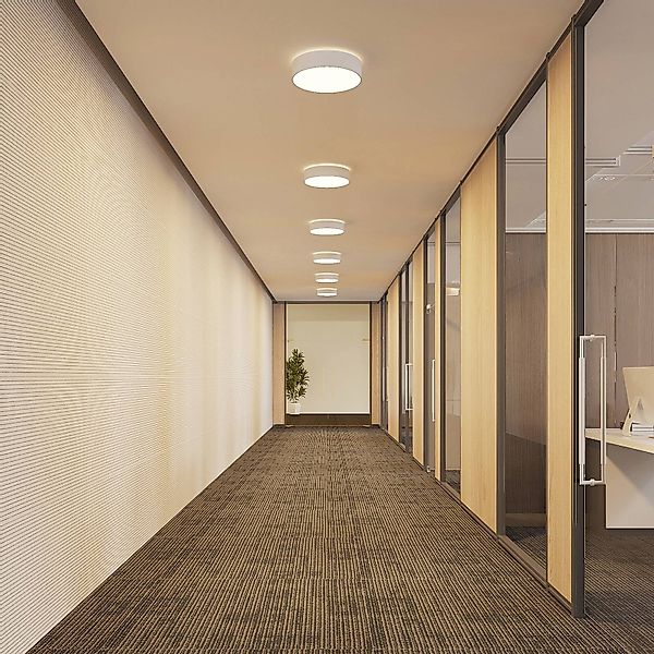 Arcchio LED-Deckenlampe Vanida, weiß, Ø 40 cm, up/down günstig online kaufen