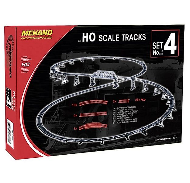 Mehano Spielzeug-Eisenbahn H0 Gleis-Ergänzungs-Set Nr. 4 58555 günstig online kaufen