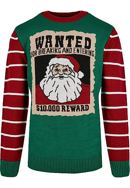 URBAN CLASSICS Rundhalspullover "Urban Classics Herren Wanted Christmas Swe günstig online kaufen