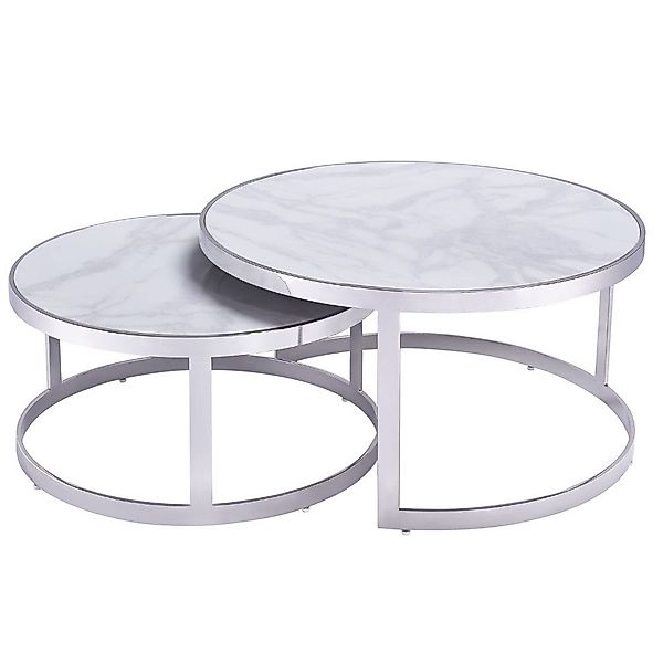 alesvelt Beistelltisch Set Couchtisch Set echtes günstig online kaufen