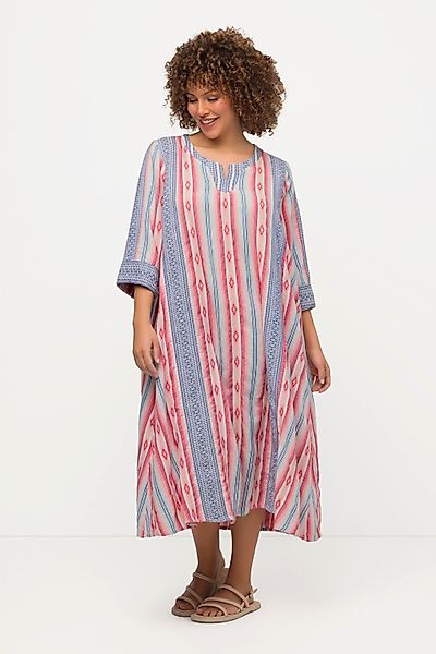 Ulla Popken Maxikleid Kaftan Ethnomuster A-Linie günstig online kaufen