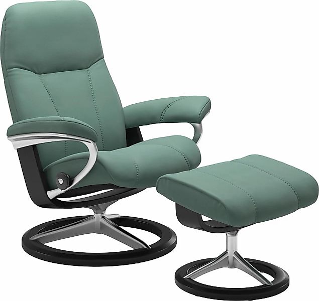 Stressless "Consul" Set, Relaxsessel mit Hocker, mit Hocker, mit Signature günstig online kaufen
